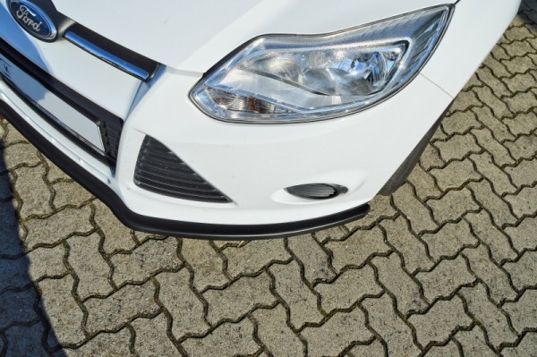 CUP Frontspoilerlippe aus ABS hochglanz schwarz Ford Focus, Typ: DYB Bj.: 2010-2014 Für alle Ausführ