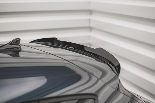 Spoiler CAP für Seat Leon FR / Cupra Leon Hatchback Mk4 schwarz Hochglanz