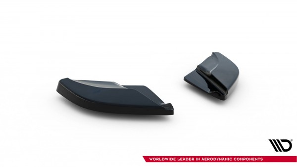 Heck Ansatz Flaps Diffusor V.2 für Volkswagen Scirocco Mk3 schwarz Hochglanz