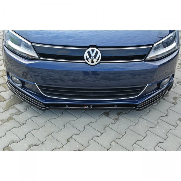 Front Ansatz V.1 für VW Jetta 6 schwarz Hochglanz