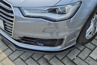 Cup Frontspoilerlippe aus ABS hochglanz schwarz Audi A6 ab Bj.: 2014- Limousine + Avant, ohne S- Lin Cup Frontspoilerlippe aus ABS hochglanz schwarz Audi A6 ab Bj.: 2014- Limousine + Avant, ohne S- Lin