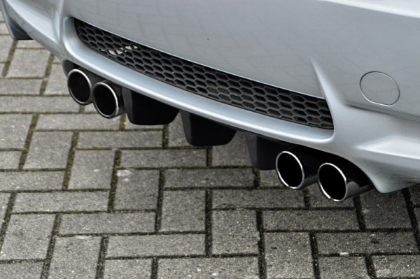 Heckdiffuser Mittelteil aus ABS hochglanz schwarz passend für BMW M3 E92/E93 Bj.: 2007-2013 Coupe +