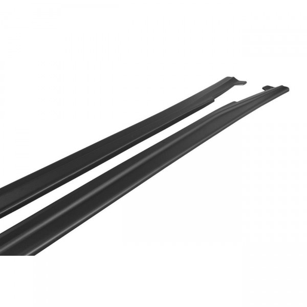 Seitenschweller Ansatz für Mercedes A W176/ CLA 117 AMG/ CLA 117 AMG LINE Facelift schwarz Hochglanz