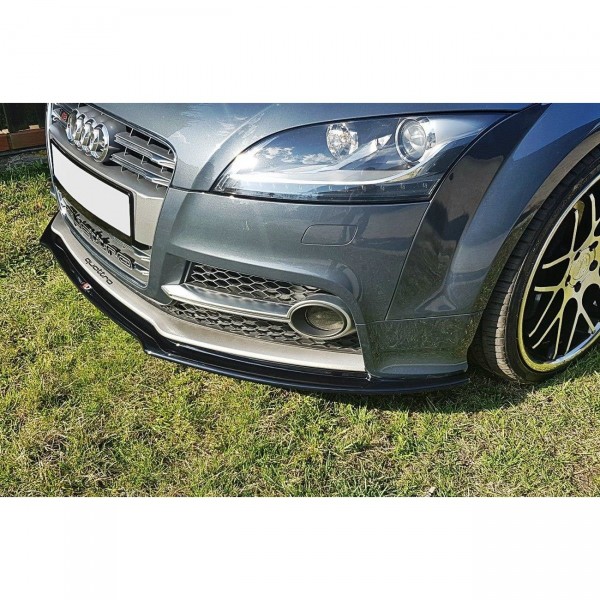 Front Ansatz V.1 für Audi TT S / S-Line Mk2 (8J) schwarz Hochglanz