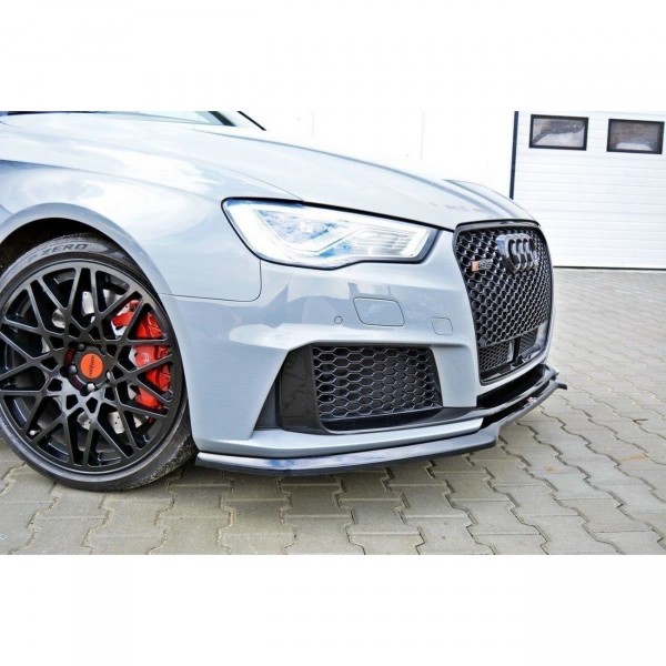 Front Ansatz V.1 für Audi RS3 8V Sportback schwarz Hochglanz