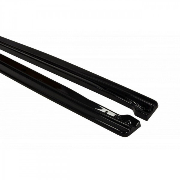 Seitenschweller Ansatz für FIAT GRANDE PUNTO ABARTH schwarz Hochglanz