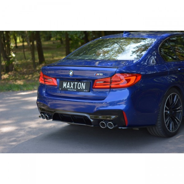 Mittlerer Diffusor Heck Ansatz passend für BMW M5 F90 schwarz Hochglanz