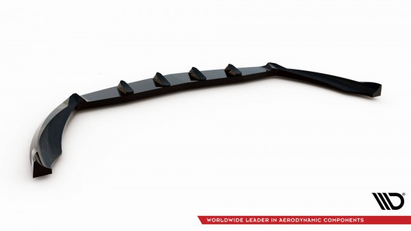 Front Ansatz für Mercedes-Benz CLA C117 Facelift schwarz Hochglanz