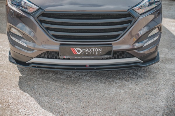 Front Ansatz für Hyundai Tucson Mk3 schwarz Hochglanz