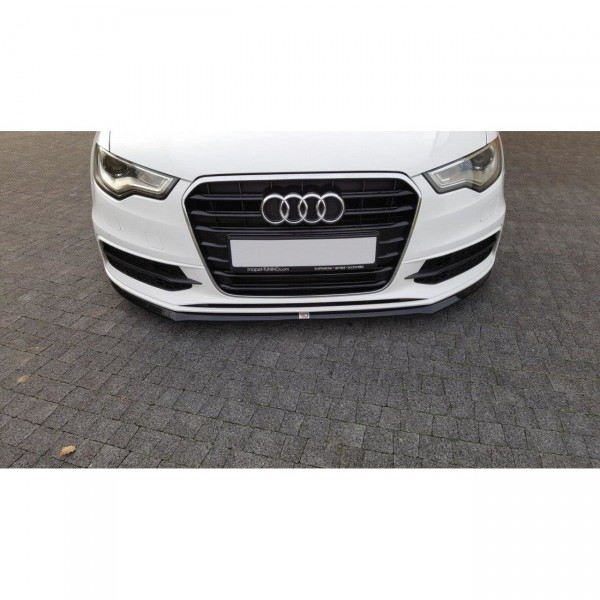 Front Ansatz V.2 für Audi S6 / A6 S-Line C7 schwarz Hochglanz