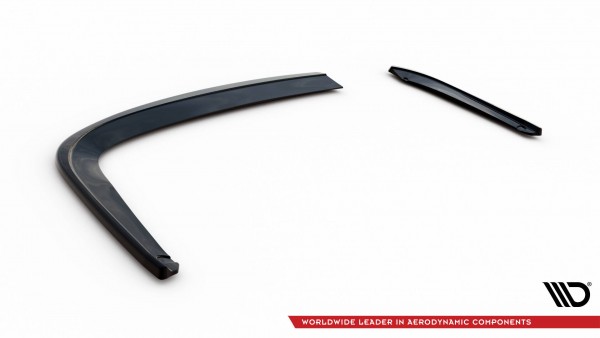 Heck Ansatz Flaps Diffusor V.3 für Seat Leon FR Sportstourer Mk3 schwarz Hochglanz