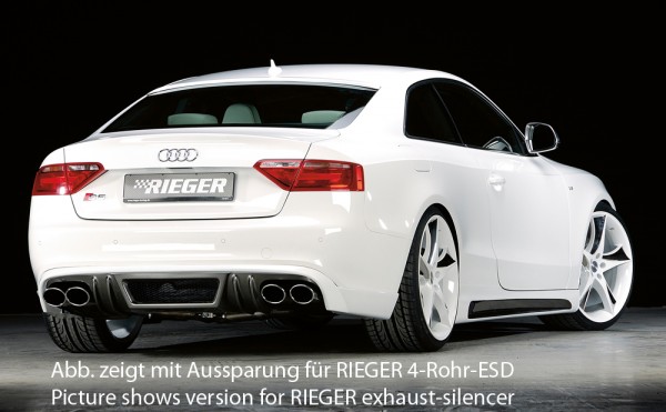 Rieger Heckschürzenansatz Audi A5 S5 (B8/B81) Sportback