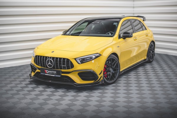Front Ansatz V.3 +Flaps für Mercedes-AMG A 45 S Aero Pack W177