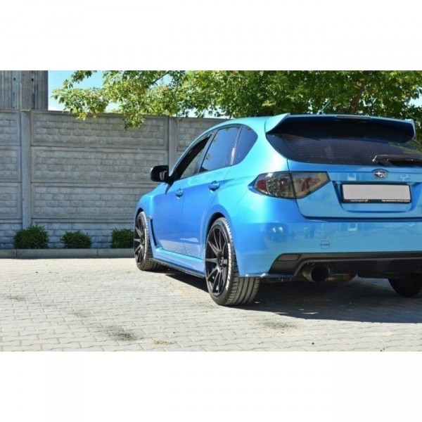 Seitenschweller Ansatz passend für Subaru Impreza WRX STI 2009-2011 schwarz Hochglanz