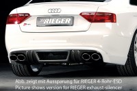 Rieger Heckschürzenansatz Audi A5 S5 (B8/B81) Sportback Rieger Heckschürzenansatz Audi A5 S5 (B8/B81) Sportback