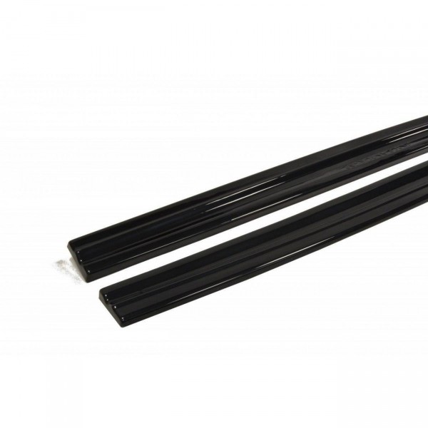 Seitenschweller Ansatz für SEAT LEON MK2 CUPRA / FR schwarz Hochglanz