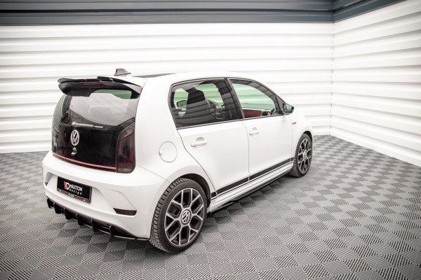 Seitenschweller Ansatz für Volkswagen Up GTI schwarz Hochglanz