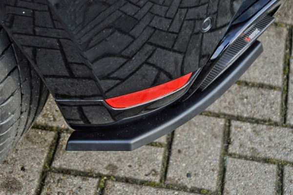 Heckansatz Seitenteile aus aus ABS links und rechts hochglanz schwarz Renault Clio 4, RS ab Bj.: 201
