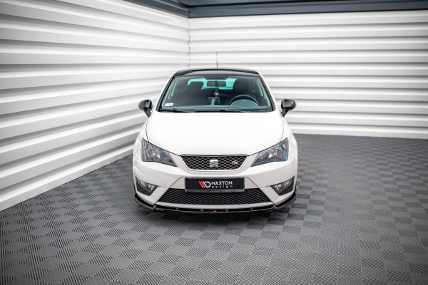 Front Ansatz V.2 für Seat Ibiza FR SC Mk4 Facelift schwarz Hochglanz