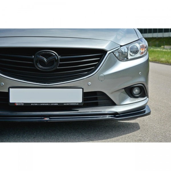 Front Ansatz V.1 für Mazda 6 GJ (Mk3) schwarz Hochglanz