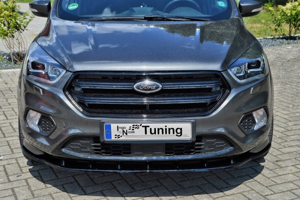 CUP Frontspoilerlippe aus ABS hochglanz schwarz Ford Kuga DM2 ab Bj.: 2016- Für Ausführung Titanium,