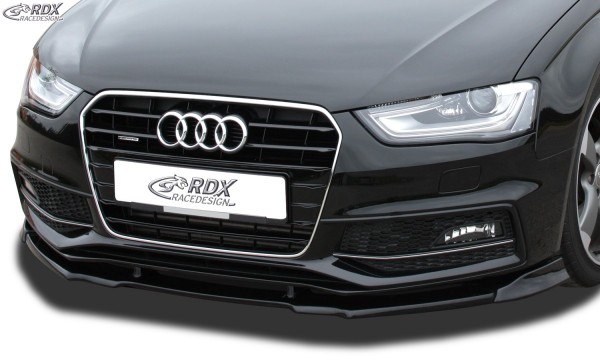RDX Frontspoiler VARIO-X für AUDI A4 B8 Facelift 2011+ (S-Line- bzw. S4-Frontstoßstange) Frontlippe