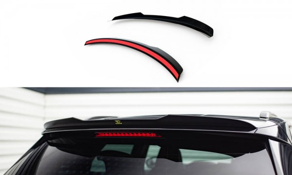 Spoiler CAP für Peugeot 3008 GT-Line Mk2 Facelift schwarz Hochglanz