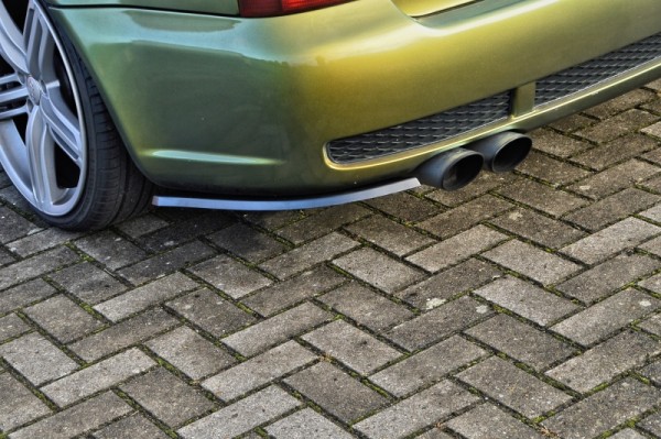 Heckansatz Seitenteile links und rechts aus ABS hochglanz schwarz Audi RS4, B5 Bj.: 1999-2001 passen