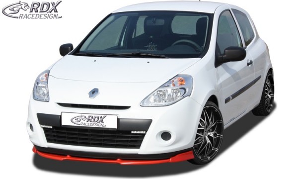 RDX Frontspoiler VARIO-X für RENAULT Clio 3 Phase 2 (nicht RS) Frontlippe Front Ansatz Vorne Spoiler