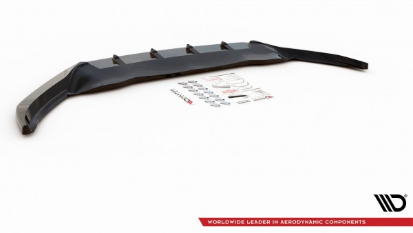 Front Ansatz V.2 für Volkswagen Passat B8 schwarz Hochglanz
