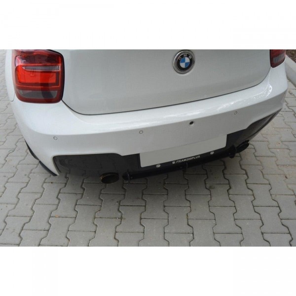 Diffusor Heck Ansatz Heckschürze & Heck Ansatz Flaps Diffusor für für BMW 1er (vor Facelift)