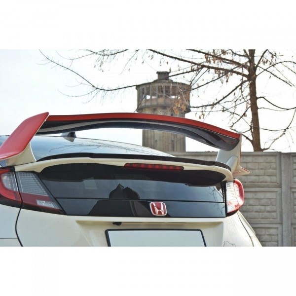Spoiler CAP für n.2 HONDA CIVIC IX TYPE R schwarz Hochglanz