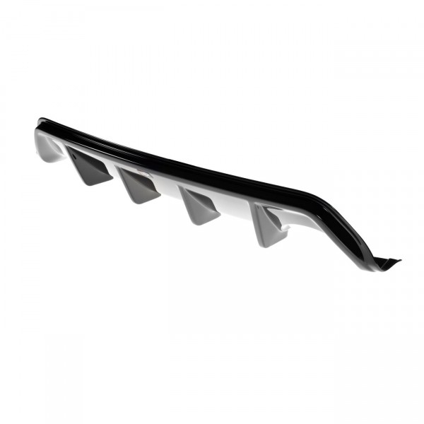 Diffusor Heck Ansatz für Ford Fiesta ST Mk6 schwarz Hochglanz