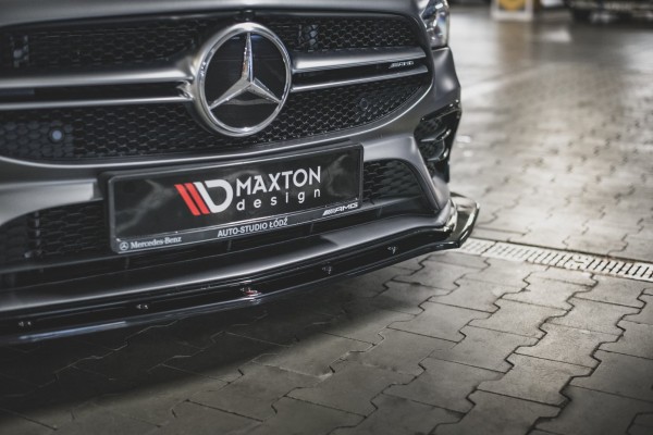 Front Ansatz V.2 für Mercedes-AMG CLA 35 Aero C118 Carbon Look