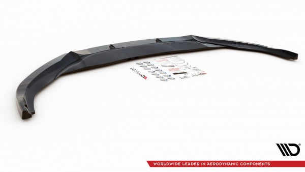 Front Ansatz V.4 für Audi RS6 C7 schwarz Hochglanz