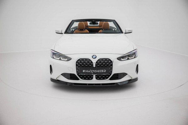 Front Ansatz für BMW 4er Coupe / Cabrio G22 / G23 schwarz Hochglanz