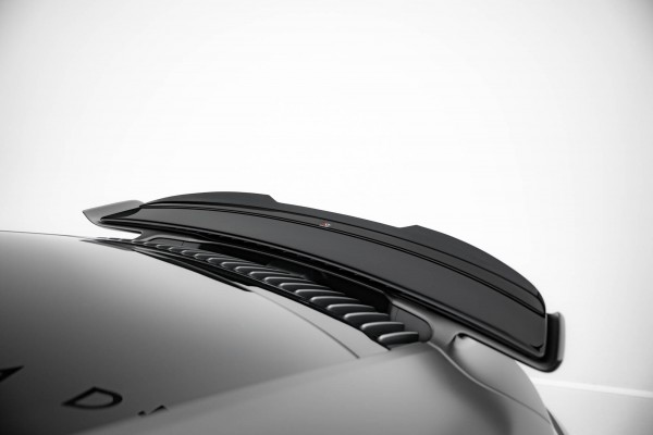 Spoiler CAP für Porsche 911 Turbo S Sport Package 992 schwarz Hochglanz