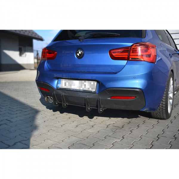 Diffusor Heck Ansatz Heckschürze V.1 für BMW 1er F20/F21 M-POWER FACELIFT