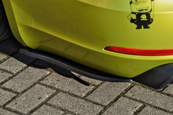 Heckdiffusor Einsatz, inkl. Gefräßter Finnen und Heckseitenteilen links / rechts für Raceoptik aus A