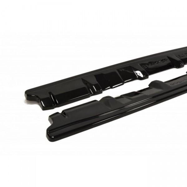 Seitenschweller Ansatz für V.1 für SUBARU WRX STI schwarz Hochglanz