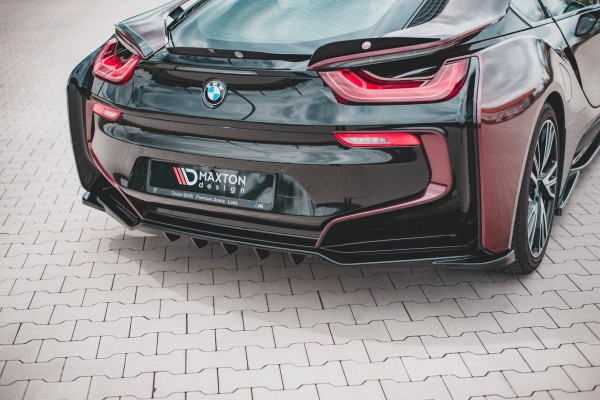 Mittlerer Diffusor Heck Ansatz DTM Look für BMW i8 Carbon Look