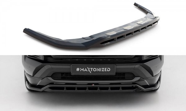 Front Ansatz für Toyota RAV4 Adventure Mk5 schwarz Hochglanz