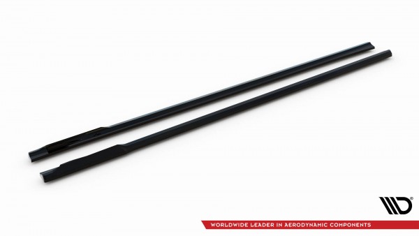 Seitenschweller Ansatz für BMW 7 M-Paket G70 schwarz Hochglanz