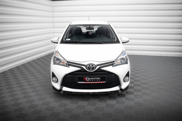 Front Ansatz für Toyota Yaris Mk3 Facelift schwarz Hochglanz