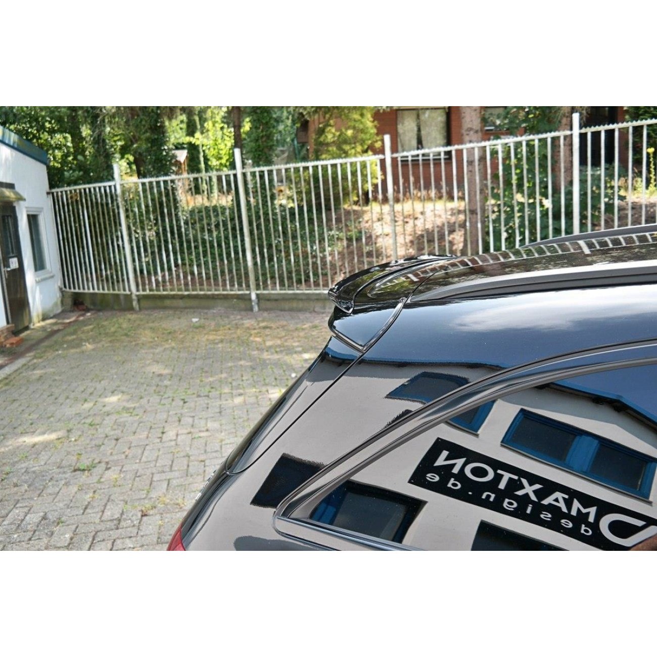 Spoiler CAP passend für Mercedes C-Klasse S205 63 AMG Kombi schwarz  Hochglanz günstig im Online-Shop von MM-Concetps kaufen