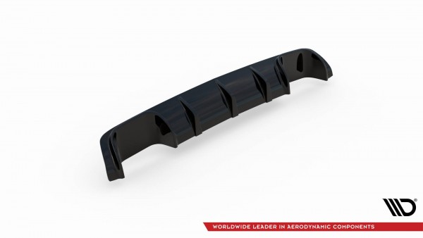 Diffusor Heck Ansatz für BMW M5 / 5 M-Paket E39 schwarz Hochglanz