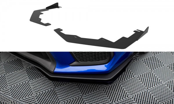 Front Flaps Subaru WRX STI Mk1 Facelift schwarz Hochglanz