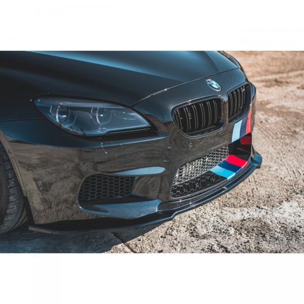 Front Ansatz V.2 für BMW M6 Gran Coupe / Coupe / Cabriolet F06 / F13 / F12 schwarz Hochglanz