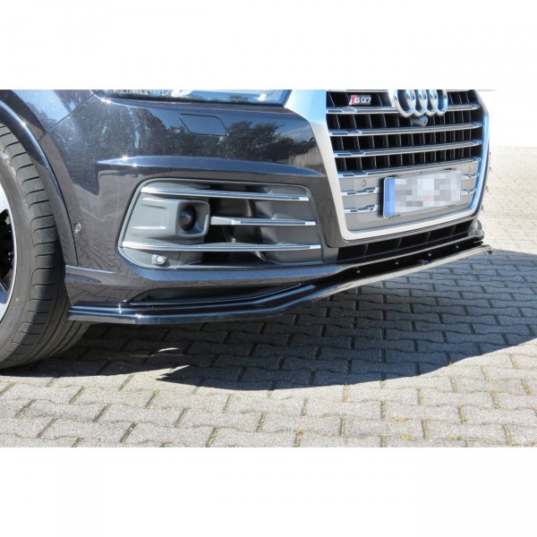 Front Ansatz für Audi SQ7 / Q7 S-Line Mk.2 schwarz Hochglanz