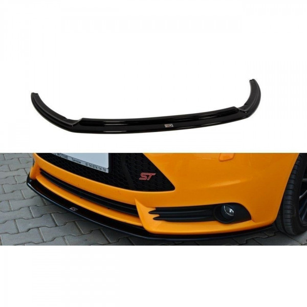 Front Ansatz V.2 für Ford Focus ST Mk3 schwarz Hochglanz